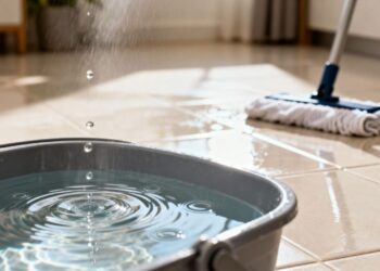 Quatro gotas no balde e a casa fica com cheiro de limpeza por dias