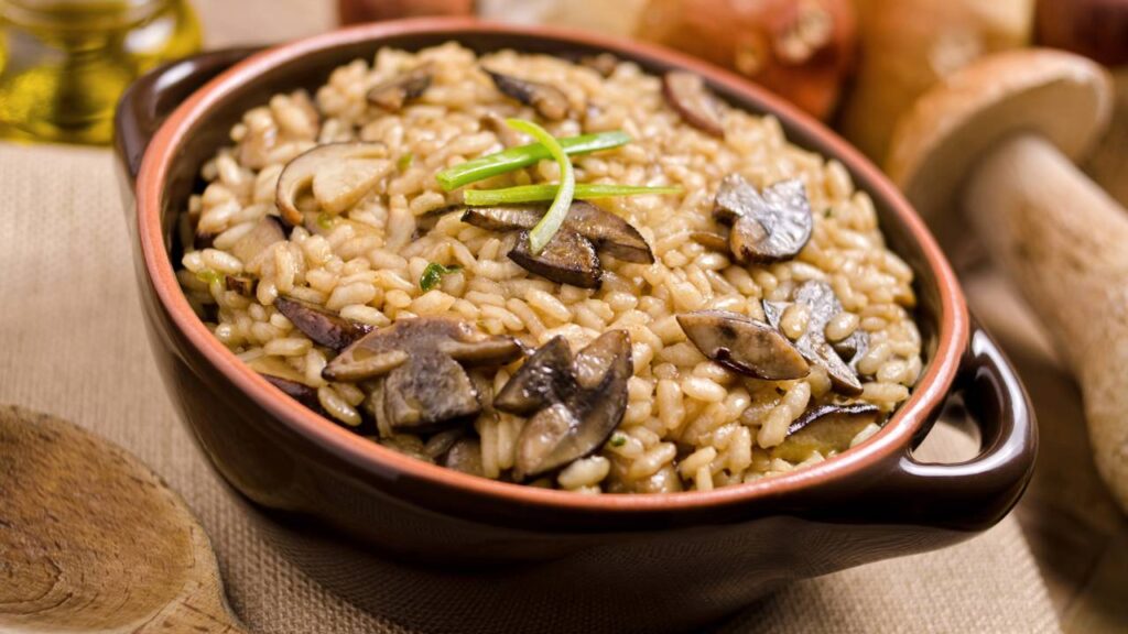 Receita de risoto sem demora para fazer em almoços em cima da hora