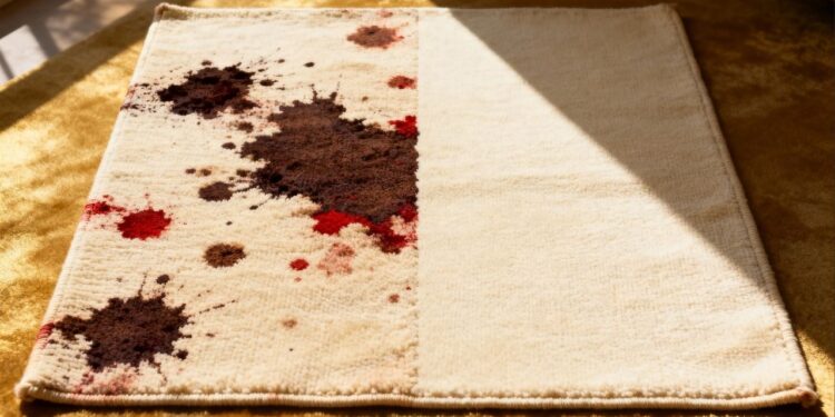 Sem vinagre, nem bicarbonato: tire manchas do tapete com essa solução caseira