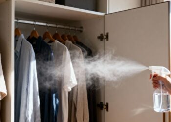 Um borrifador com essa mistura resolve cheiro de mofo em 3 minutos