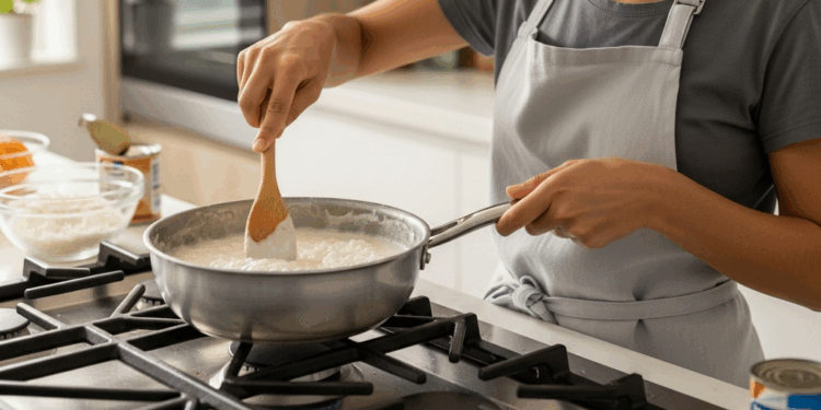 Preparo rápido direto na panela sem precisar enrolar os doces