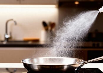 Por que borrifar vinagre na panela antes de fazer carne faz toda a diferença