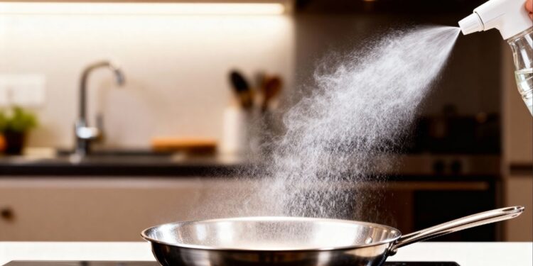 Por que borrifar vinagre na panela antes de fazer carne faz toda a diferença