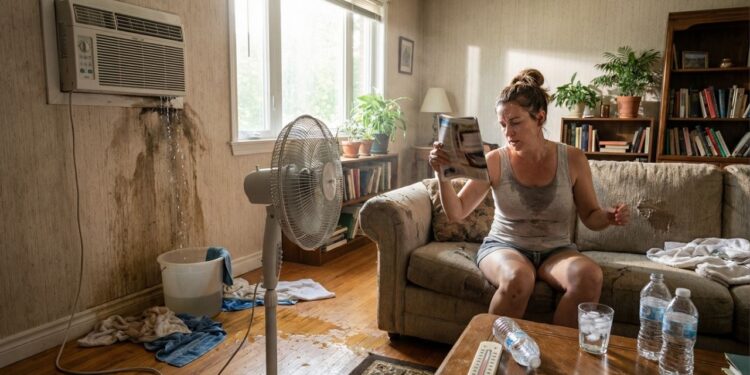 Por que o ar-condicionado pinga água no chão em dias muito úmidos (e como resolver sem chamar técnico)