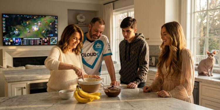 Faça um bolo de banana com cobertura de chocolate no micro-ondas em 5 minutos