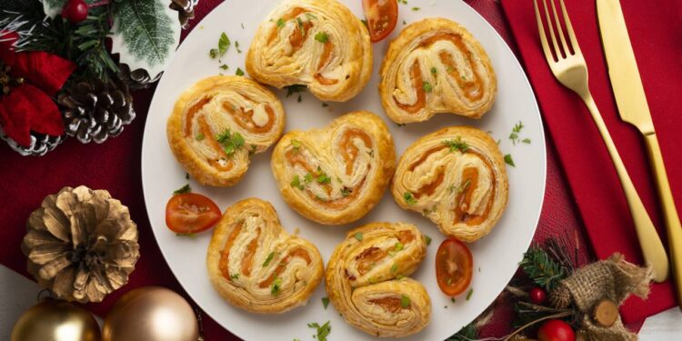Esse pastel de queijo cremoso é a entradinha de Natal que some da mesa em minutos