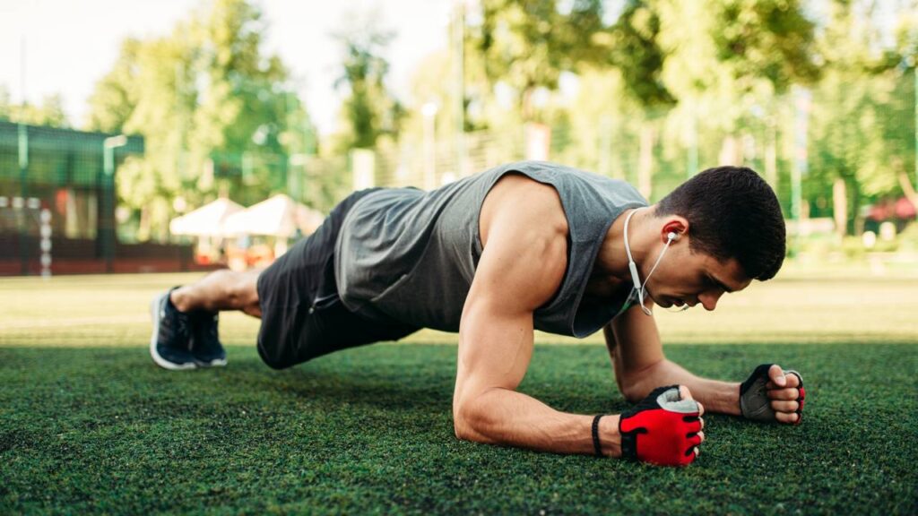 treino de prancha em casa