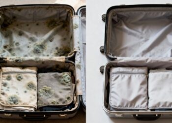 Basta uma folha para espantar percevejos de viagem na mala