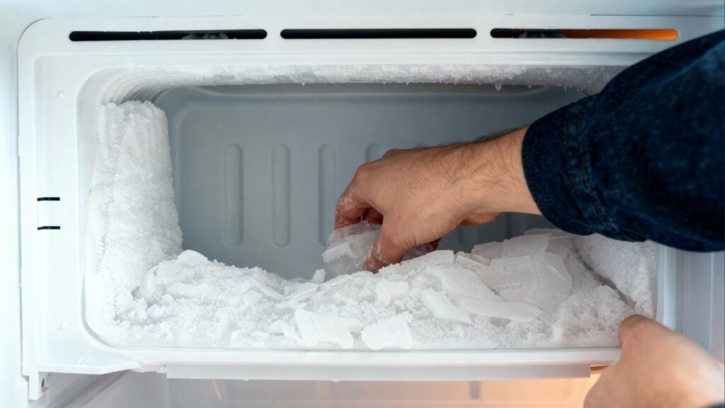 Remova gelo do freezer em minutos usando papel alumínio e muita economize energia