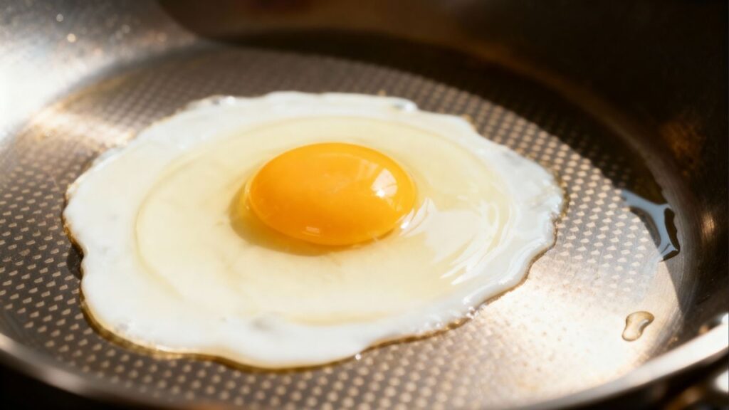 Por que borrifar vinagre na panela antes de fritar ovos faz toda a diferença na cozinha