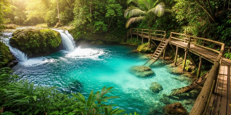 Esse paraíso combina aventura nas águas com paisagens que parecem de outro planeta