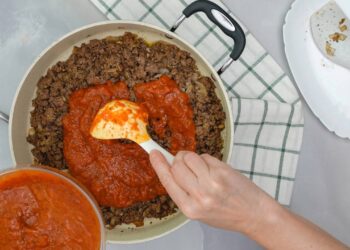 lasanha de frigideira