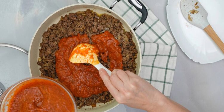 lasanha de frigideira