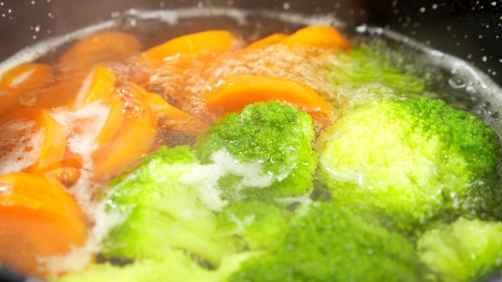 escaldar legues corretamente