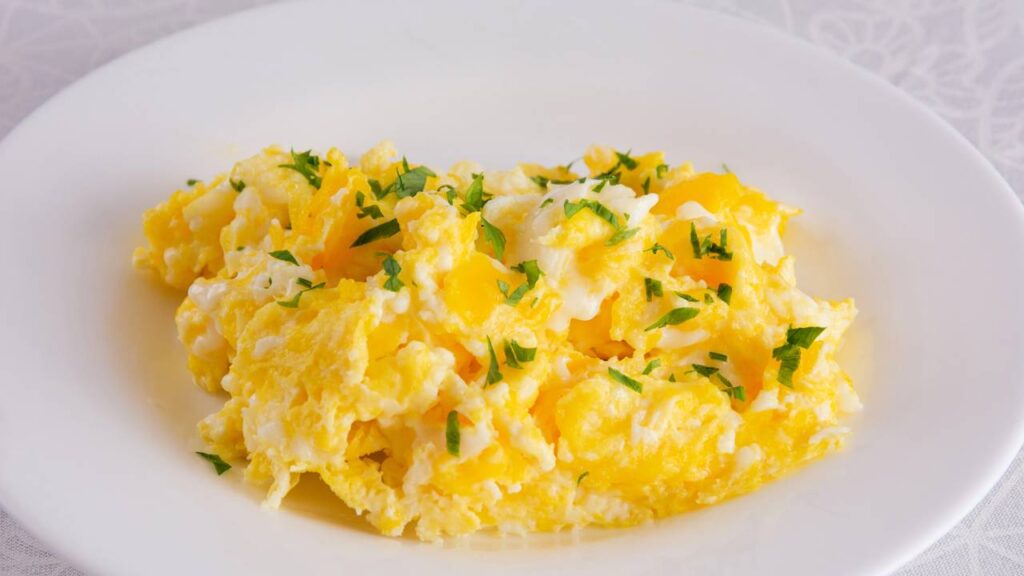 receita de ovo mexido cremoso