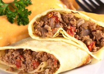 panqueca de carne moída