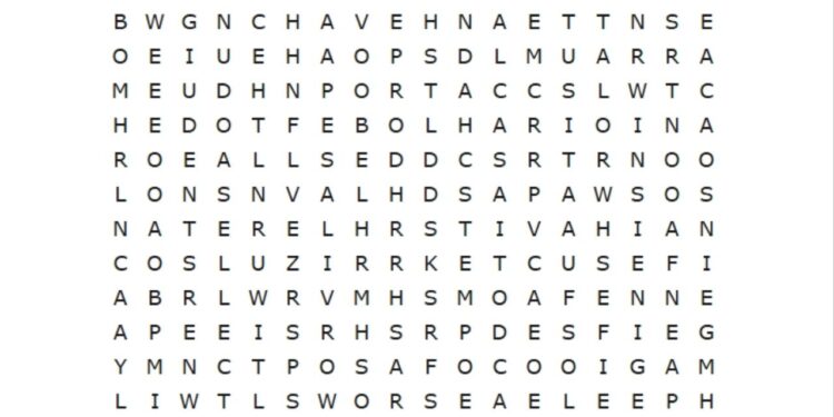 Se você acha 10 palavras em 1 minuto, seu foco pode ser acima da média