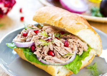 receita de sanduíche de atum