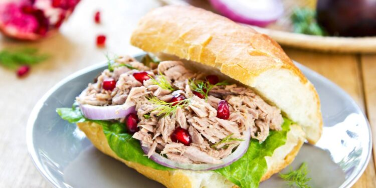 receita de sanduíche de atum