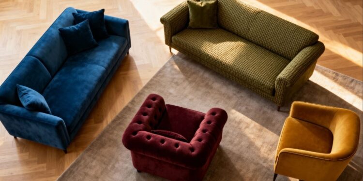 A tendência de cores para sofás que promete dominar 2026