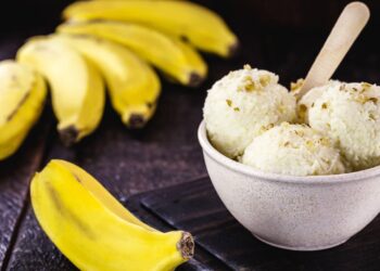 Como fazer sorvete caseiro de banana sem açúcar