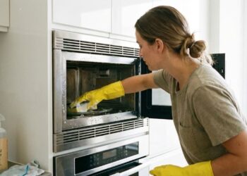 limpeza no micro-onda