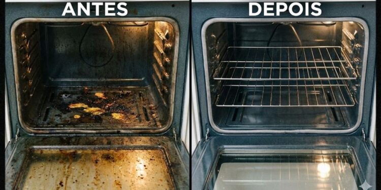 limpeza no forno sem vinagre