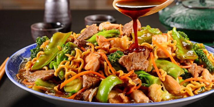 molho shoyu no yakisoba