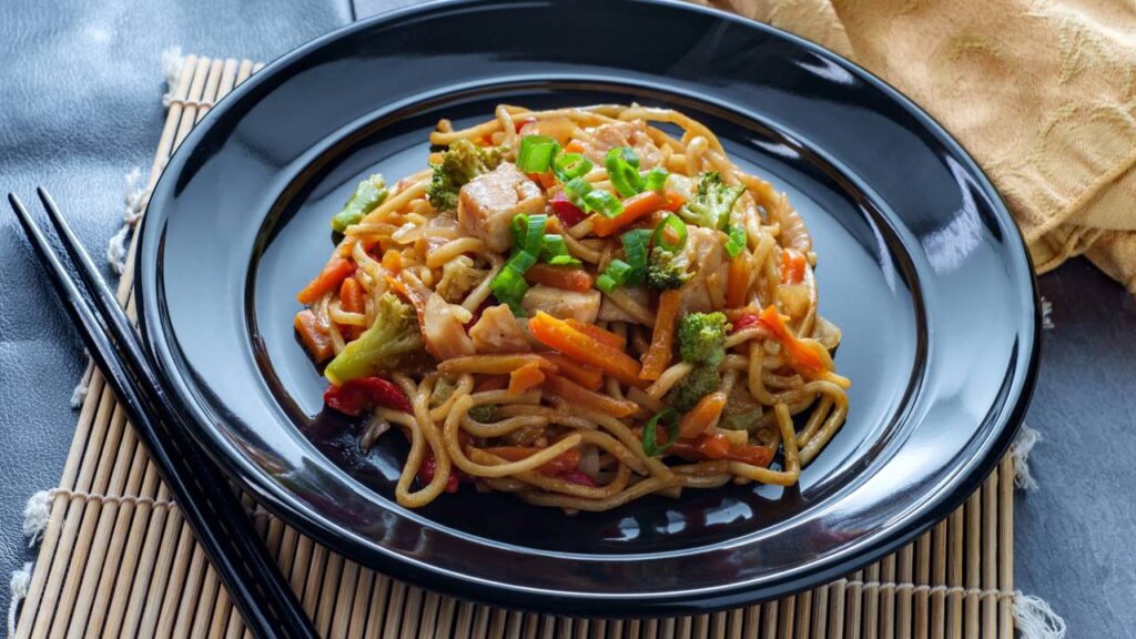 yakisoba de legumes