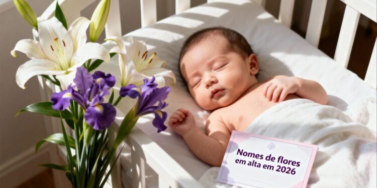 4 nomes de menina inspirados em flores que estão em alta entre os bebês em 2025