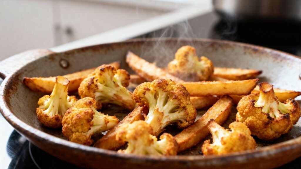 A couve-flor é mais crocante que a batata frita. Faço assim e ninguém sente falta do óleo