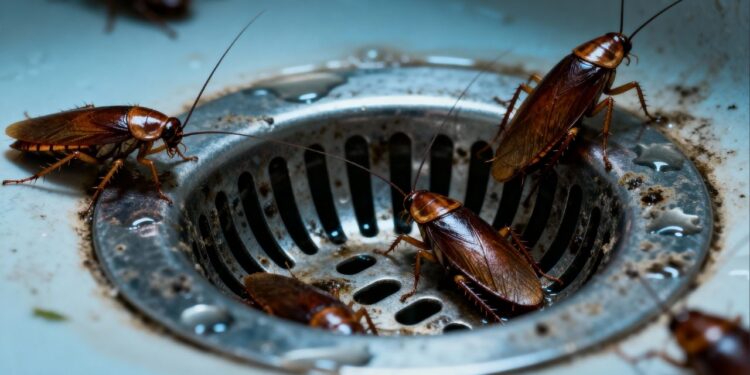 A solução mais simples para reduzir baratas vindas do esgoto é esse método caseiro semanal