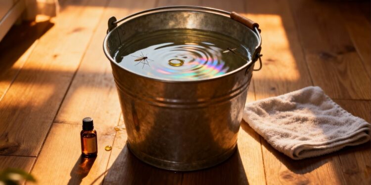 A melhor forma de eliminar mosquitos dentro de casa é passar pano com essas misturas naturais no fim do dia