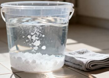 Adicionar sal grosso ao balde de limpeza: para que serve esse hábito