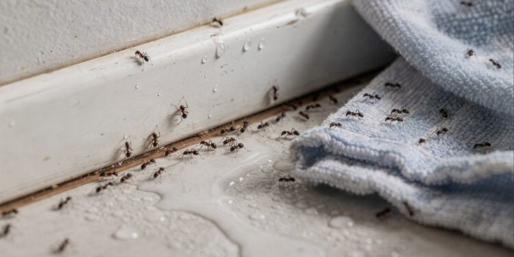 Basta um copo deste item da cozinha para eliminar formigas de forma natural