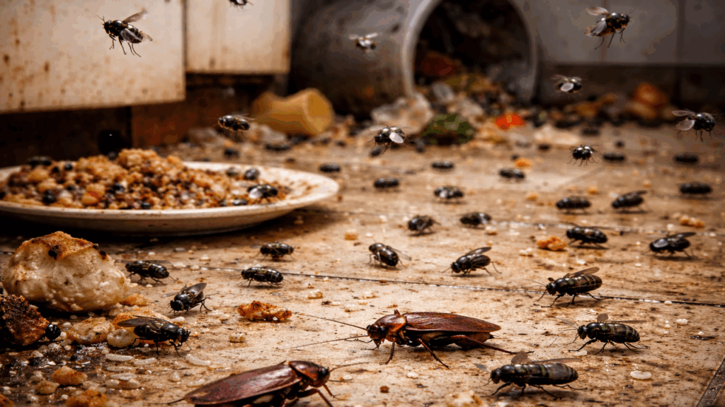 Os insetos mais ativos no verão aumentam riscos de doenças, alergias e contaminação de alimentos dentro de ambientes domésticos