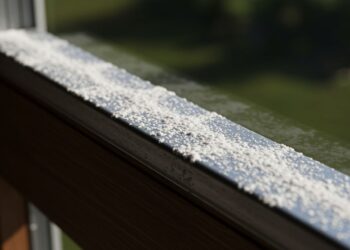 Colocar bicarbonato nos trilhos da janela resolve um problema comum em casa