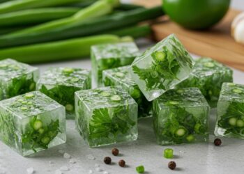 Como congelar temperos verdes e manter o sabor original