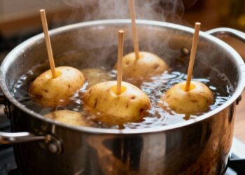 Como cozinhar batatas na metade do tempo: um truque simples que poucos conhecem