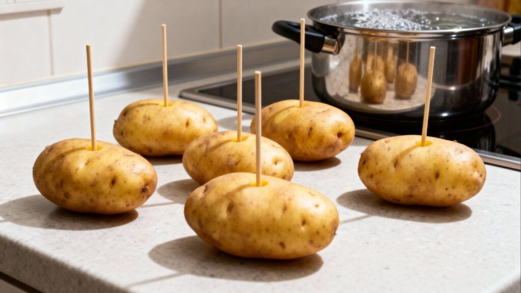 Como cozinhar batatas na metade do tempo: um truque simples que poucos conhecem