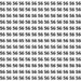Consegue achar o número 65 escondido entre tantos 56 em apenas 5 segundos?