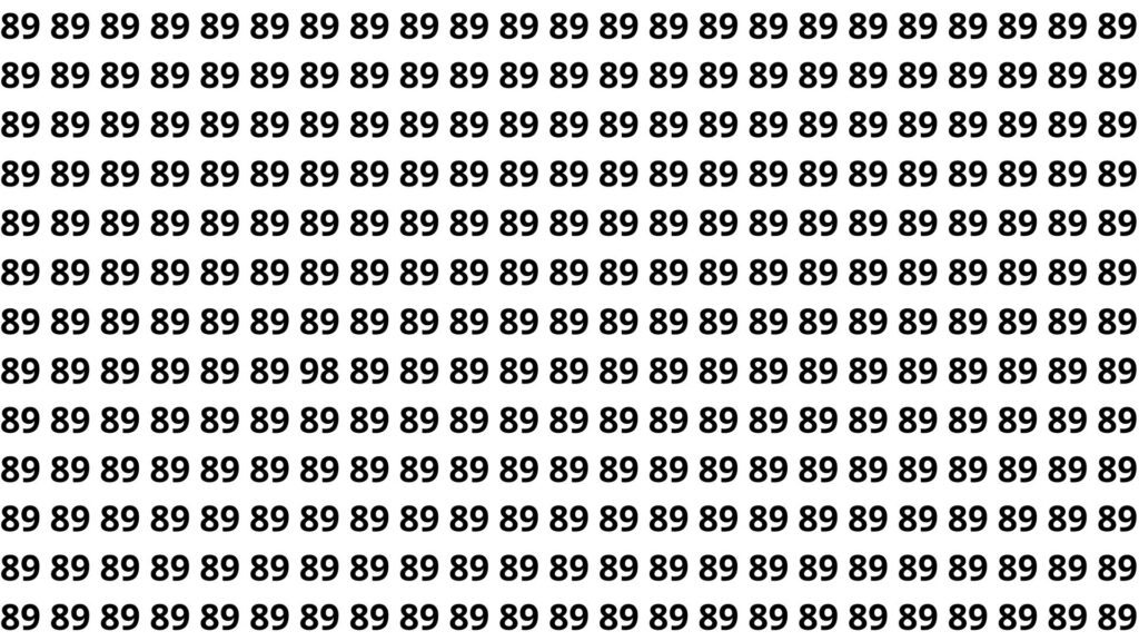 encontre o numero 98