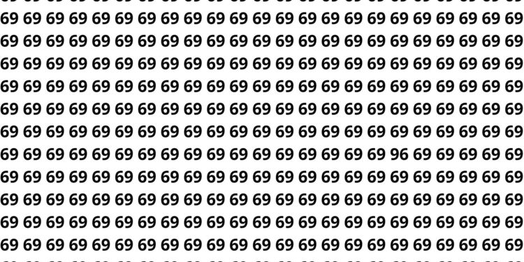 encontre o número 96