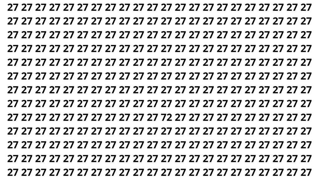 encontre o número 72