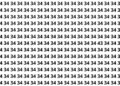Encontre o número 34