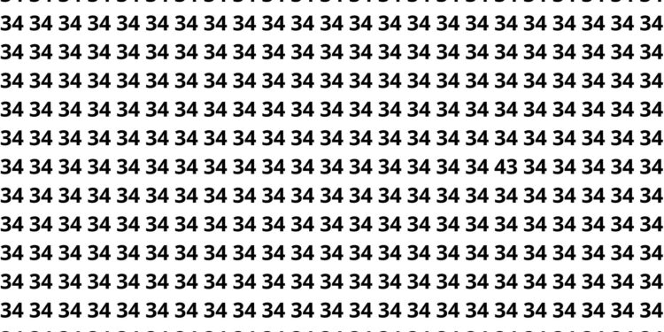 Encontre o número 34