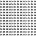 Encontre o número 34