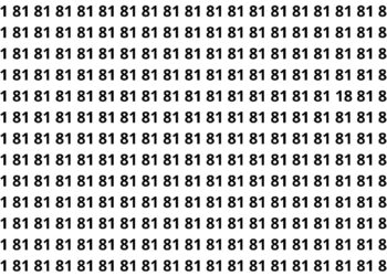 encontre o numero 18