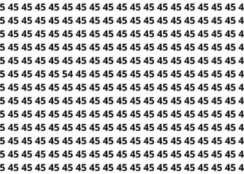 encontre o número 54