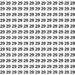 Quem tem foco de verdade acha o 92 escondido entre tantos 29 em 5 segundos